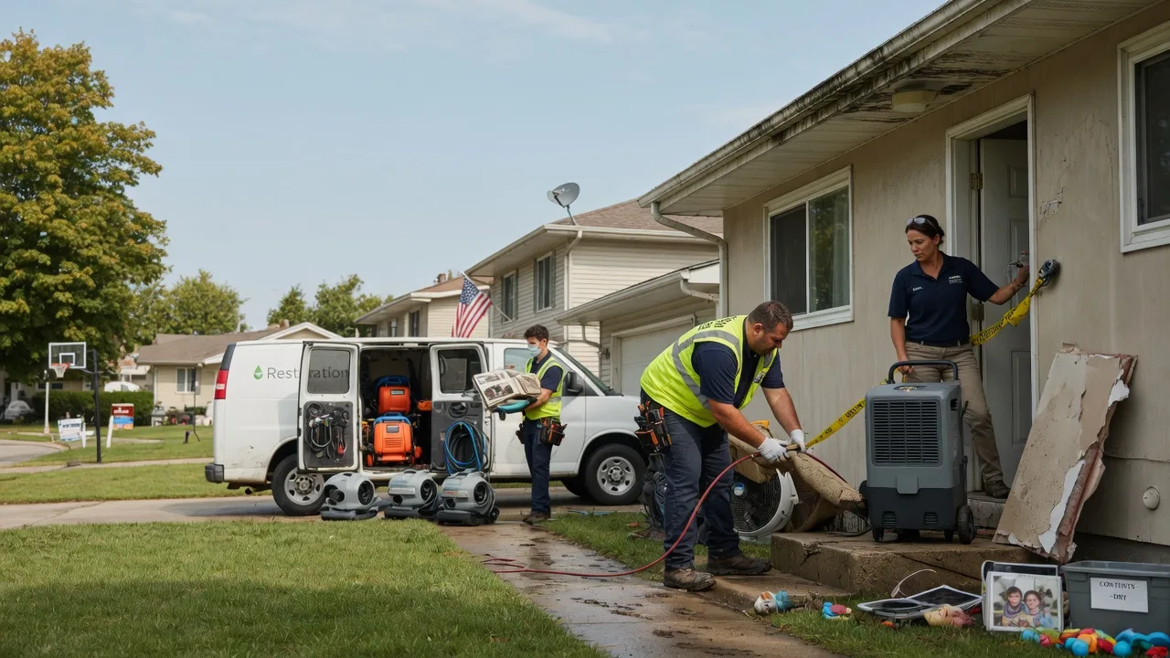 Water Damage Restoration in Cannelburg, IN near me